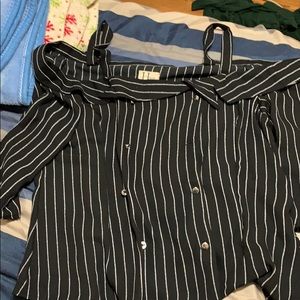 Spaghetti dress shirt